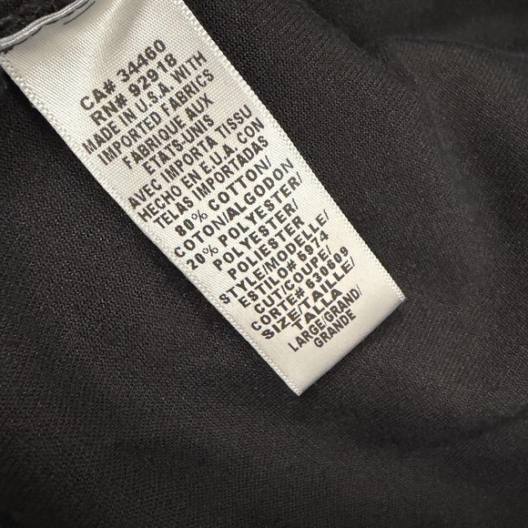 Juicy Couture Sweater Dress Womens Large Black Velour Cowl Neck Empire Waist - Picture 7 of 8